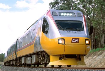 XeVision lights on Astralian CTT tilt train
