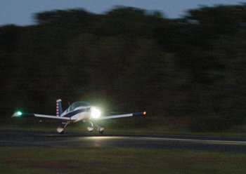 Grumman Tiger with XeVision HID landing light
