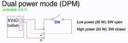 Wiring diagram of XV4D DPM