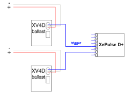 XePulse D+ with XV4D ballast special wiring