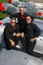 Aerostars team with Yak-52 and XeVison HID lights