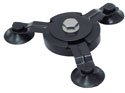 Magnetic suction tripod for work lights