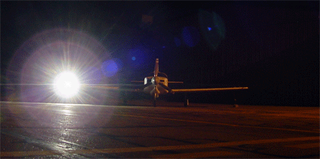 Actual pulsing sequence (wig-wag) on a Glasair I RG Actual pulsing sequence (wig-wag)